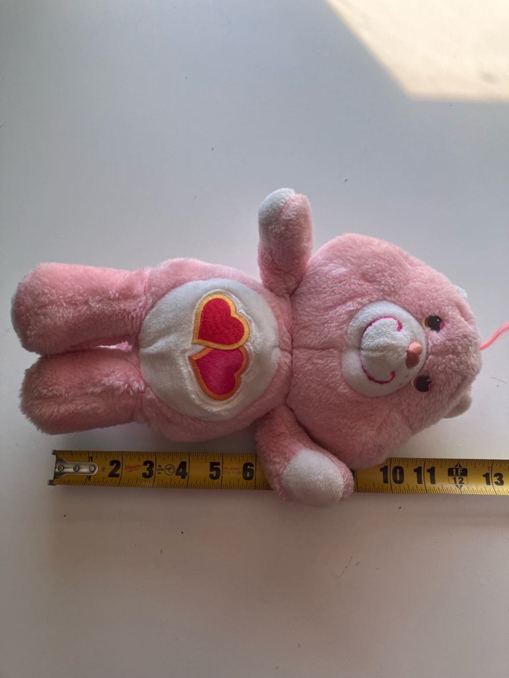Care Bears Vintage 1983 Love A lot Bear Plush Pink Hearts Kenner Stuffed Toy 13โ - Picture 9 of 9